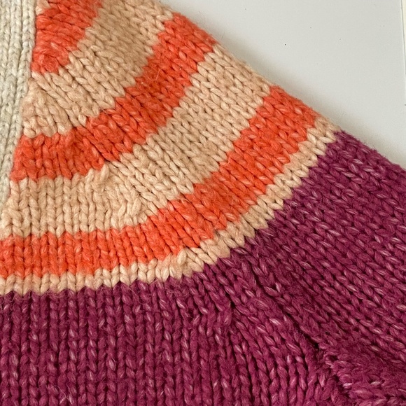 American Eagle Women's V-neck Button Up Cropped Knit Sweater. Sz S - Picture 6 of 16